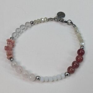 New Quartz & Crystal Artisan Bracelet D063